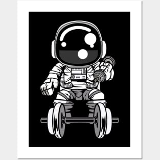 Astronaut Gym Posters and Art